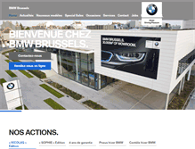 Tablet Screenshot of bmwbrussels.be
